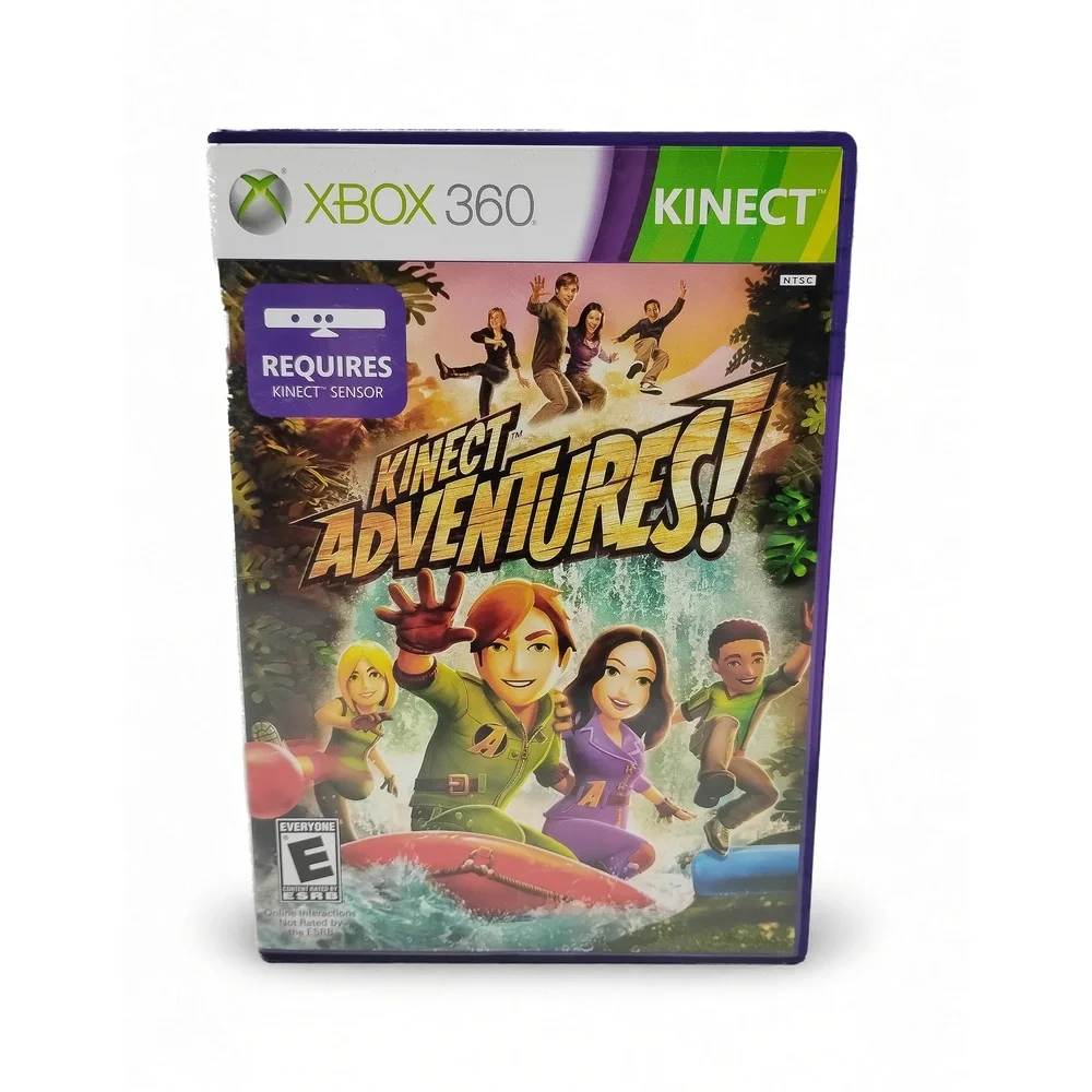 Microsoft Kinect Adventures! Xbox 360 Game Complete CIB With Case And Manual